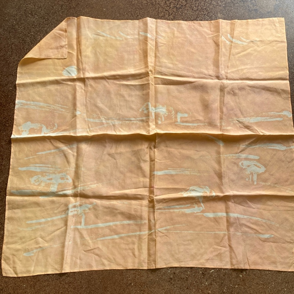 Silk square scarf